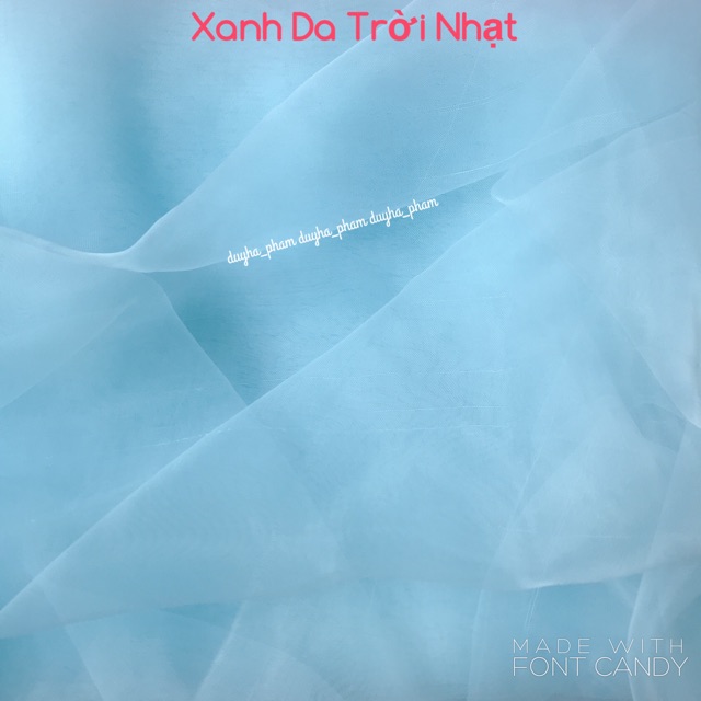 VẢI VOAN THUỶ TINH MỀM ĐẸP