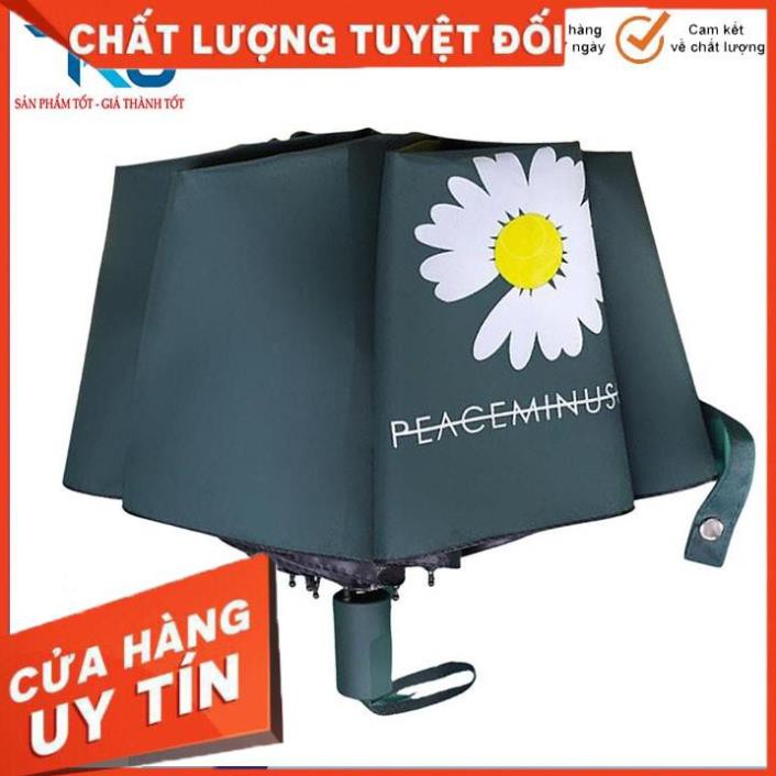 Ô dù hoa cúc hàn quốc 4 lớp chống tia uv, bảo vệ da + tặng móc dán 3d treo ô tiện lợi