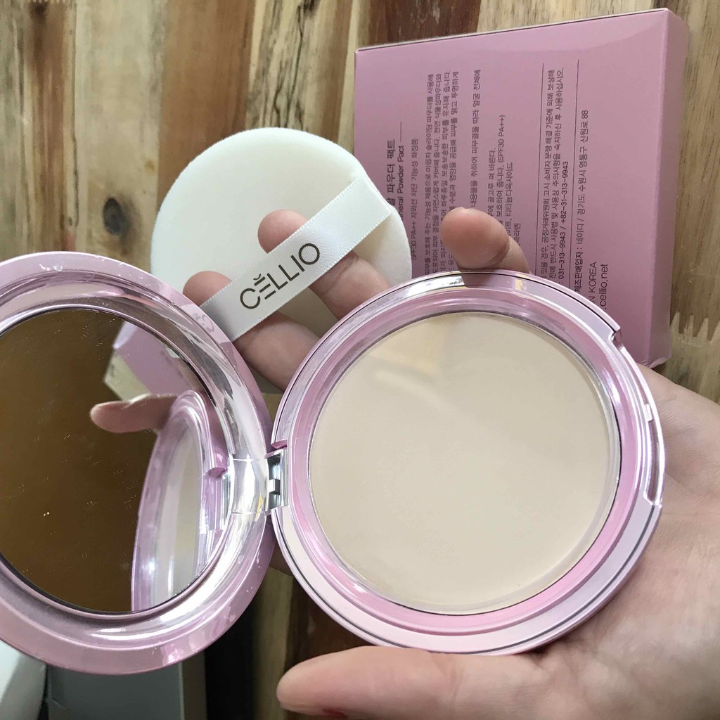 Phấn Phủ Siêu Mịn Dầu Cellio Shining Powder Pact SPF30 PA++ 20g