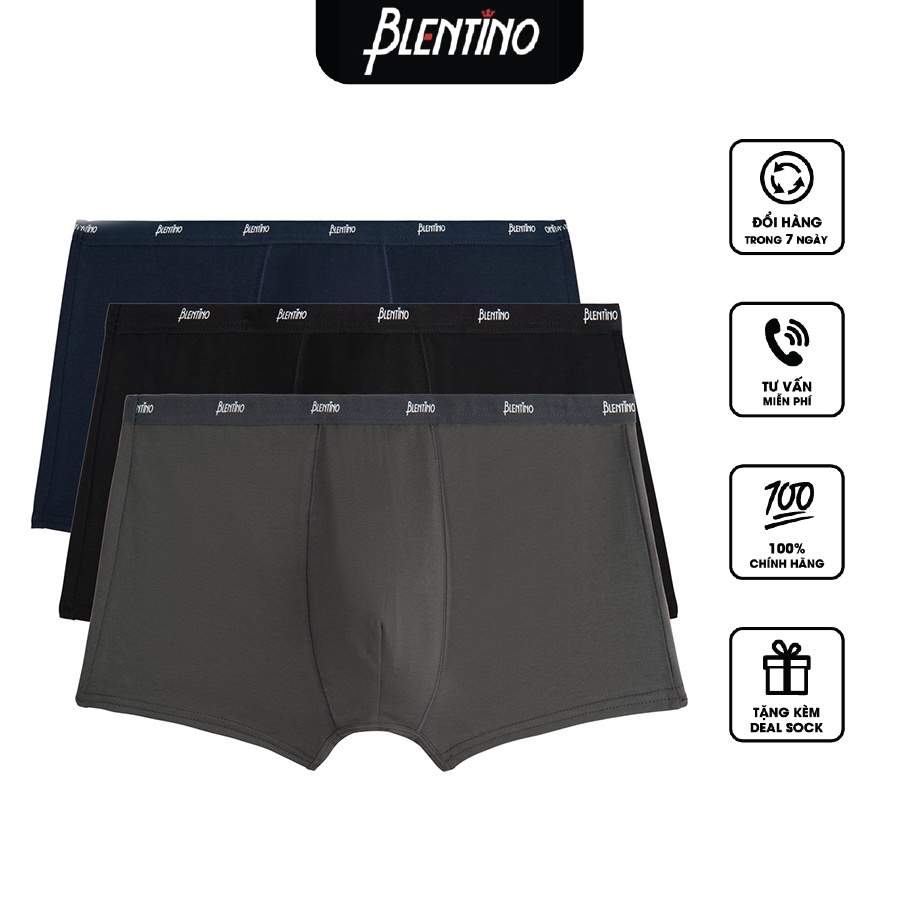 Combo 3 quần lót nam Boxxer thương hiệu Blentino  D01