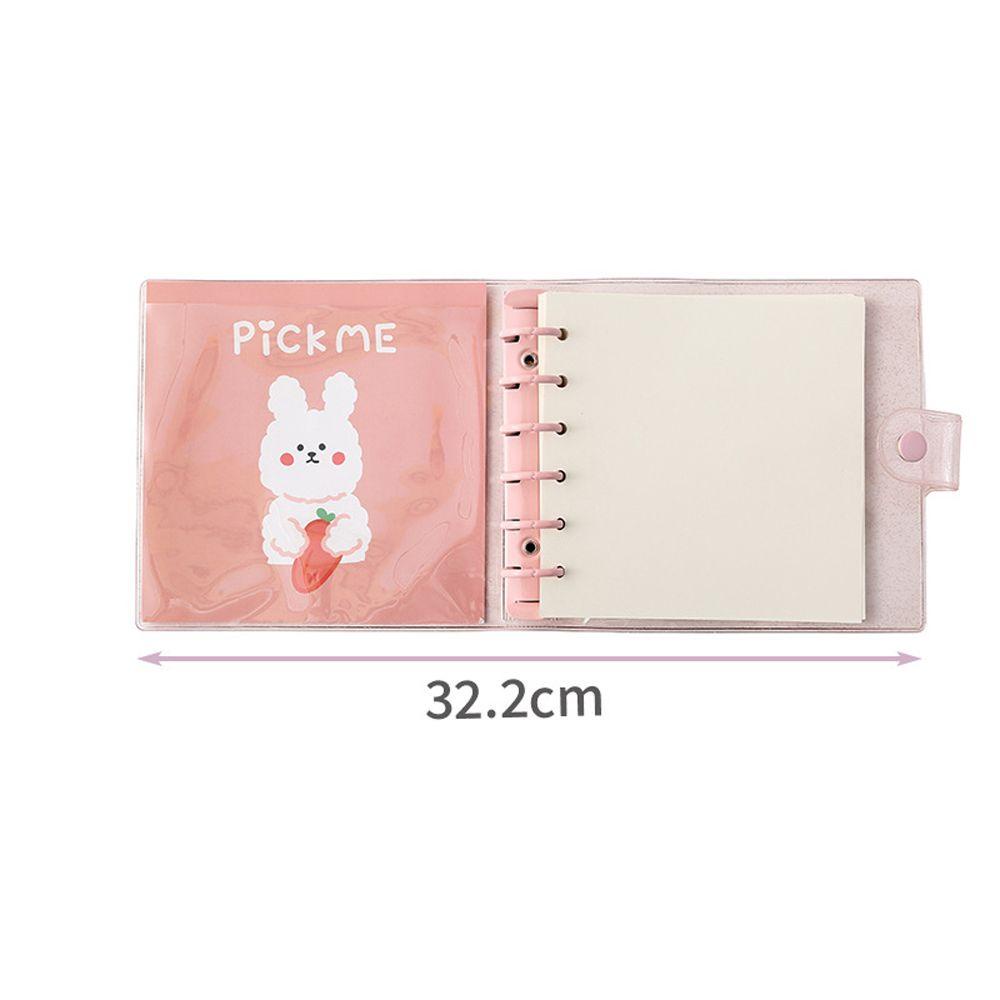 Sổ Tay MMLUCK Bìa Vuông Họa Tiết Hoạt Hình Kpop Agenda Lấp Lánh