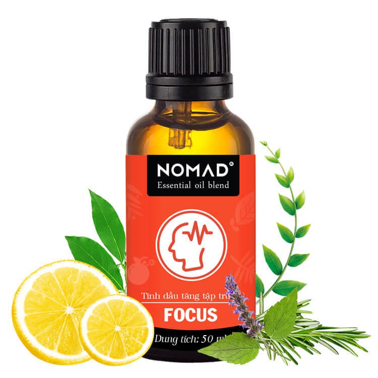 Tinh Dầu Tăng Tập Trung Nomad Essential Oil Blend - Focus