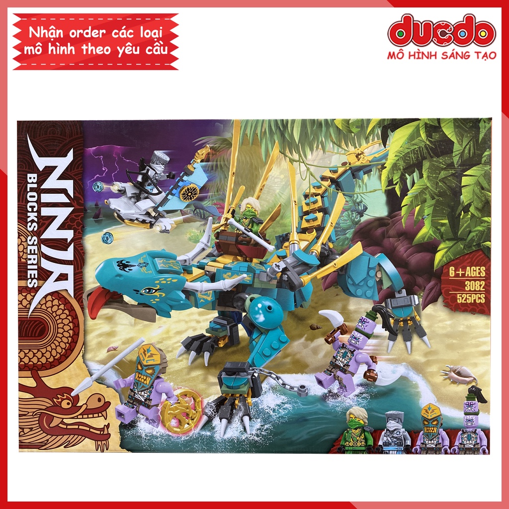 ZM 3082 Lắp ghép Ninjago Rồng Thần Jungle Của Lloyd - Đồ chơi Xếp hình Mô hình Ninja 71746 Jungle Dragon