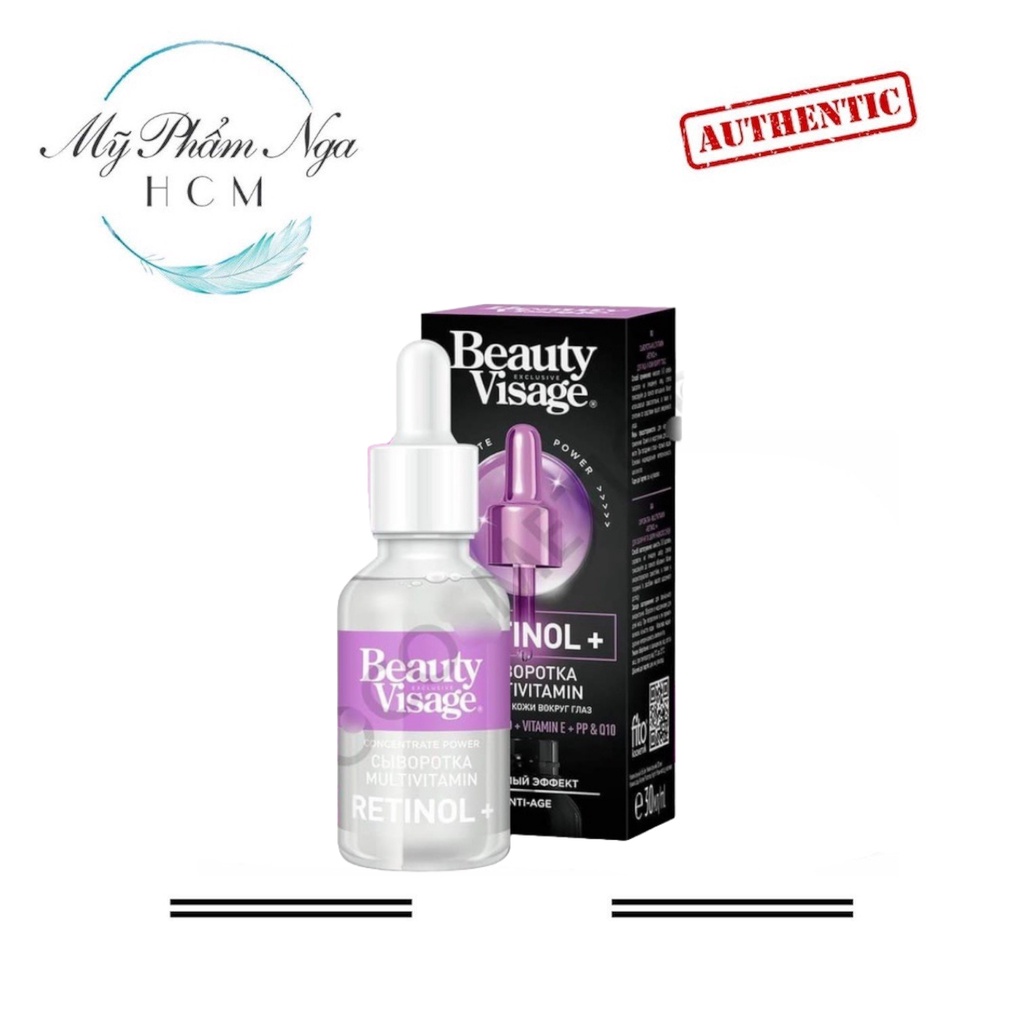 Serum Retinol+ Beauty Visage chống lão hóa, sáng đều màu da 30ml