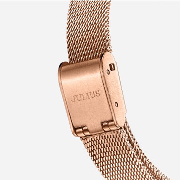 Đồng Hồ Quartz Julius Đếm Ngày Với Dây Đeo Thép Thời Trang Đa Năng 1100