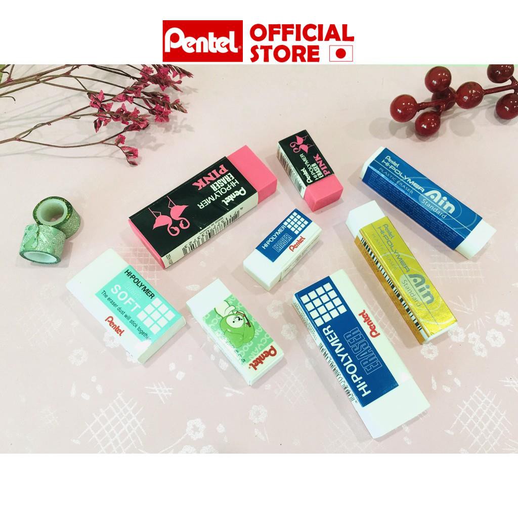 Tẩy Chì Pentel Cao Cấp ZEH| 3 Kích Cỡ Khác Nhau| An Toàn Khi Sử Dụng