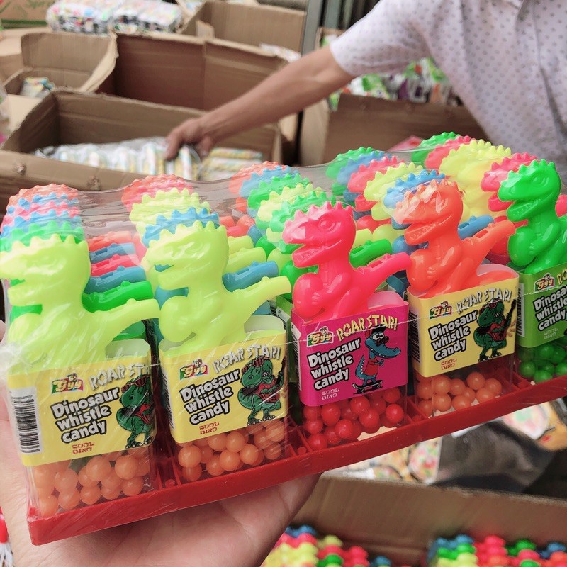 Kẹo Fizzy kèm Khủng Long