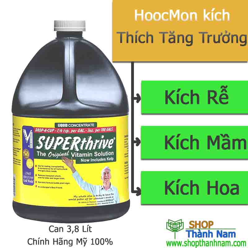 SUPERthrive Gallon xách tay Mỹ 100% - Hoocmon tăng trưởng số 1 USA