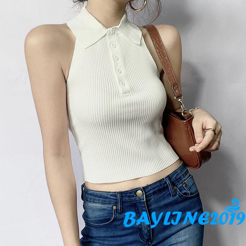 Áo Lửng Hai Dây Thời Trang Quyến Rũ Dành Cho Nữ