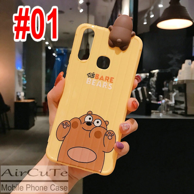 Ốp lưng OPPO A53 A93 A15 A15S A52 A92 A31 A12 A9 A7 A5 A5S A3S A1K F1s F9 Realme 5 5i 5s C3 C2 C1 2020 3D Trunk Cute Bear soft TPU Case/MYP | BigBuy360 - bigbuy360.vn