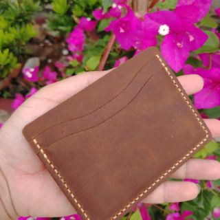 Ví da mini handmade da bò thật SK1