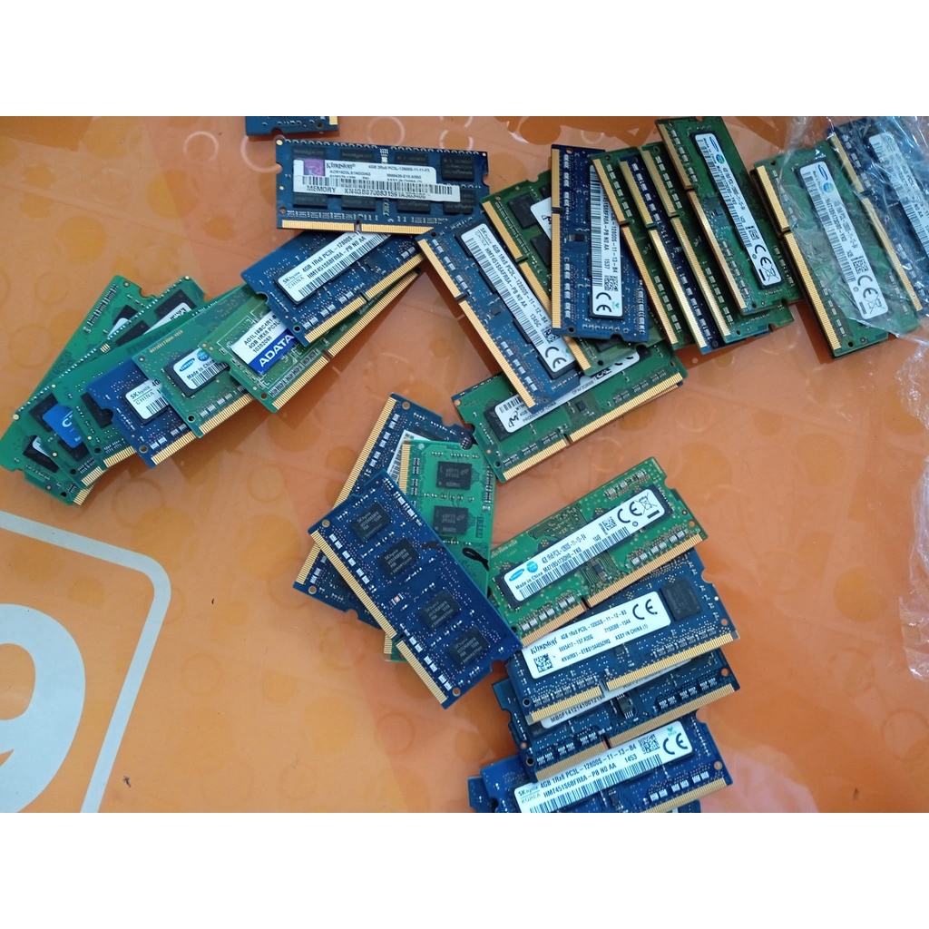 Ram Laptop ddr3l 4Gb PC3L bus 1600 tháo máy đẹp như mới