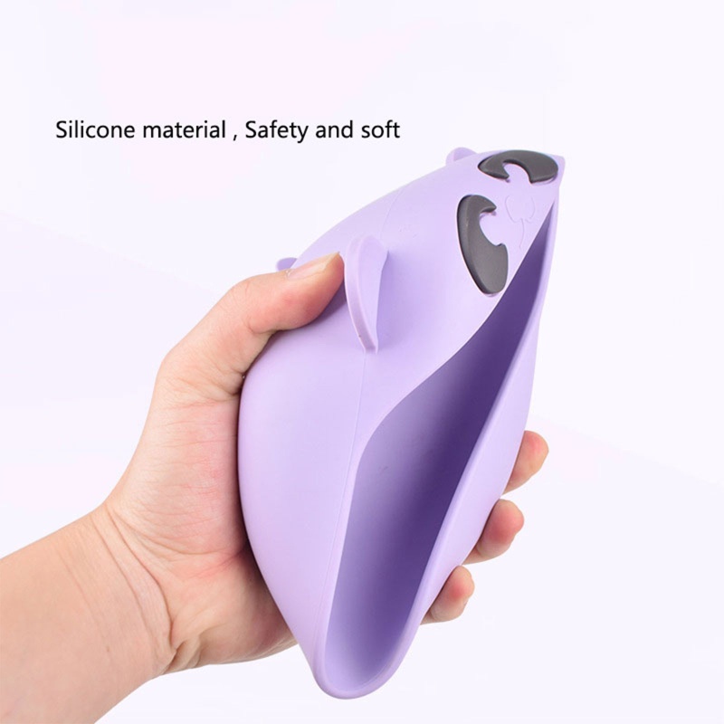Bát Ăn Silicone Cấp Thực Phẩm Có Giác Hút Chống Trượt Cho Trẻ Em