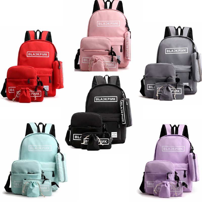 Set 5 Túi Xách 5 Trong 1 IN Hình Nhóm Nhạc BLACKPINK 6 Màu Sắc Đa Dạng