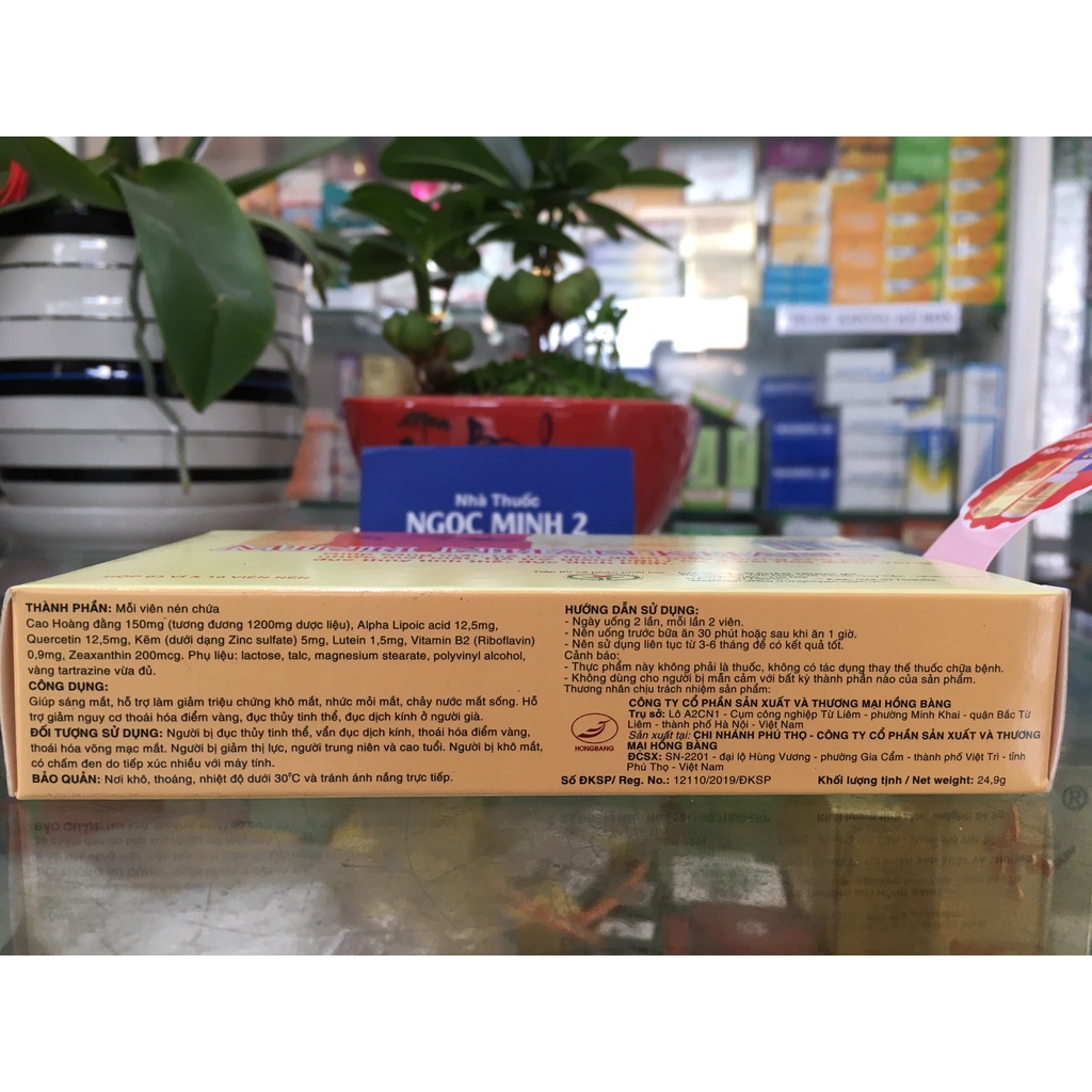 ✅ [Chính Hãng] Minh Nhãn Khang giúp sáng mắt, hỗ trợ làm giảm triệu chứng khô mắt, nhức mỏi mắt, thoái hoá điểm vàng