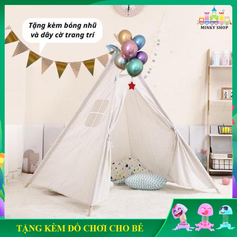 Sale Sốc Lều Cho Bé Gái, Trai Lều Ngủ Bằng Vải Tạo Ngôi Nhà Xinh Xắn Lều Trang Trí Làm Phụ Kiện Chụp Hình Đồ Chơi Trẻ Em