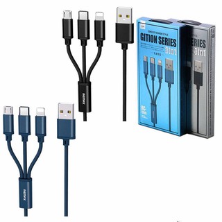 Cáp Sạc Remax 3 in 1 RC-131TH (Lightning - Micro USB - Type C)