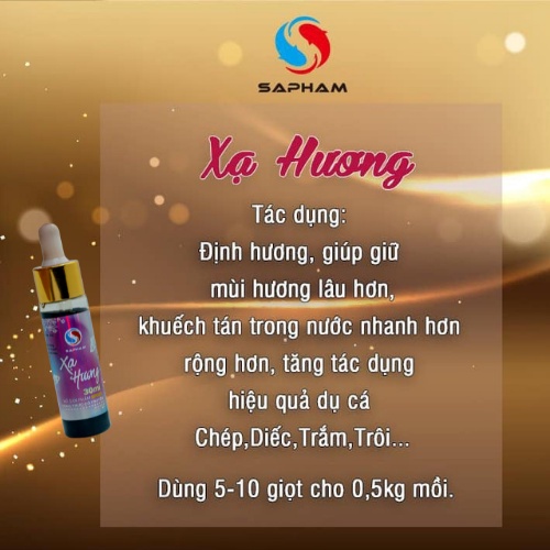 TINH MÙI XẠ HƯƠNG  Sa Phạm dùng câu cá lưu hương thơm lâu bền 30ml