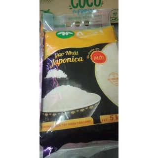Ship nhanh gạo nhật japonica a an túi 5 kg , nsx mới .