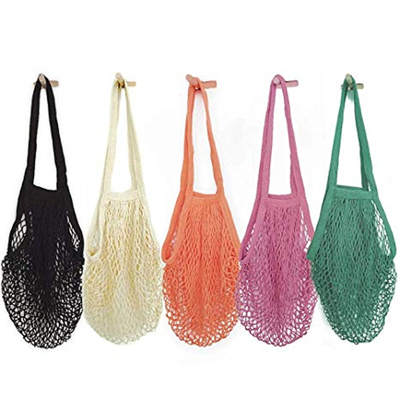 Túi lưới cotton đựng thực phẩm có thể tái sử dụng tiện lợi cho nhà bếp