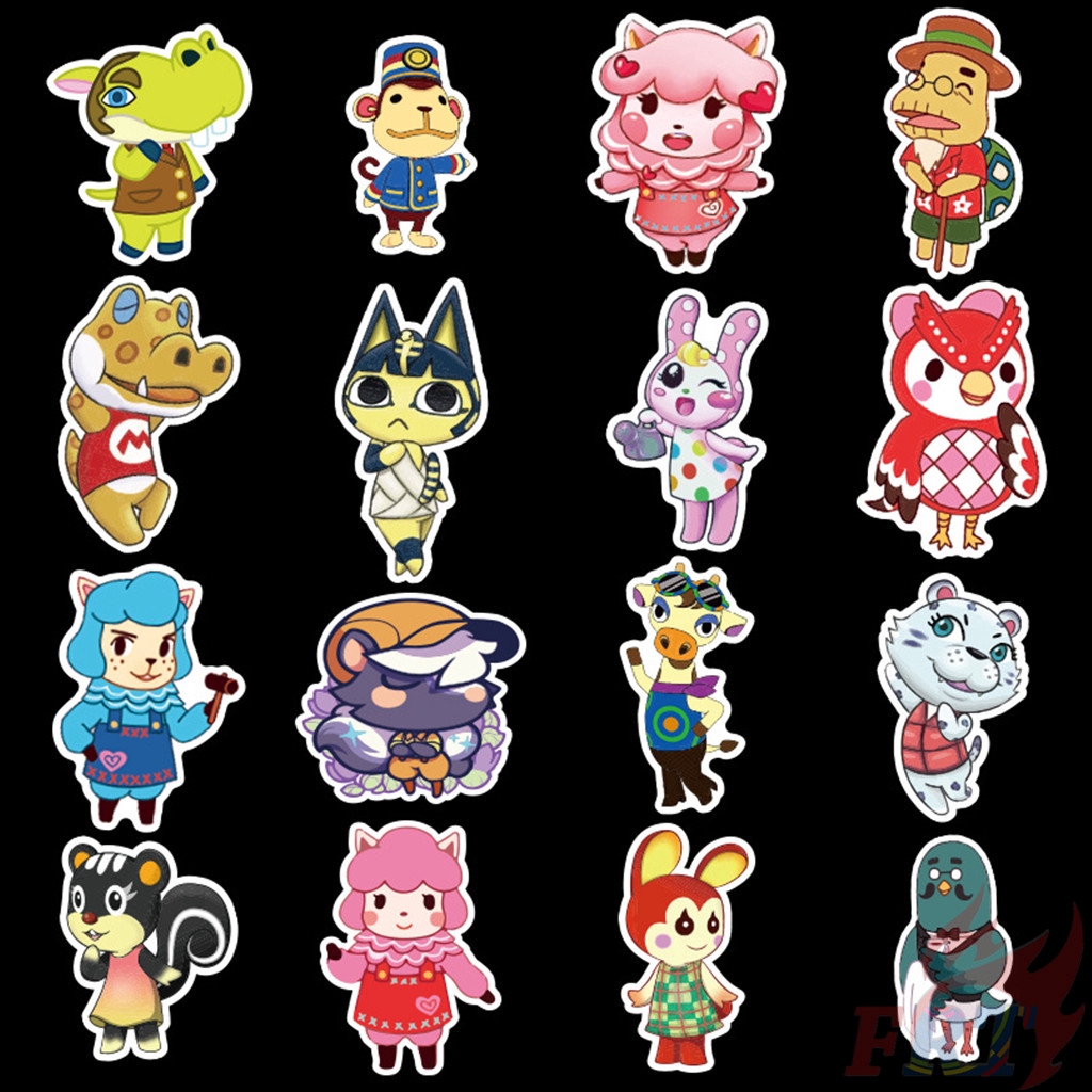 100Pcs/Set ❉ Animal Crossing - Series A Anime Stickers ❉ Waterproof DIY Decals Doodle Stickers