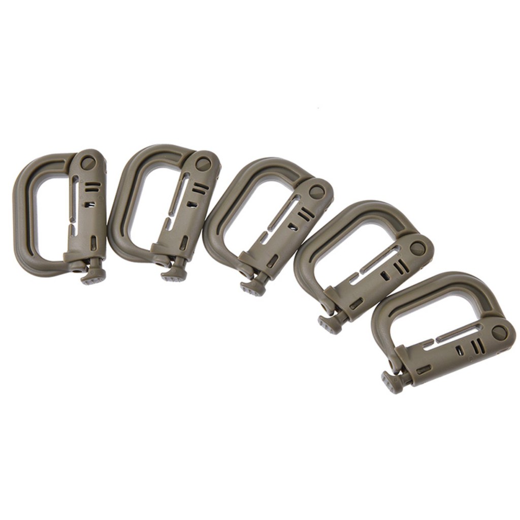 Móc Carabiner Nhựa Kẹp Dây Balo (Nhiều Màu) - móc nhựa balo dã ngoại | BigBuy360 - bigbuy360.vn
