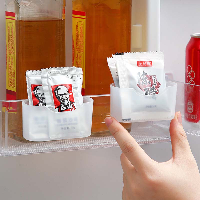 Set 1/2/5 hộp đựng gia vị treo tủ lạnh tiện lợi