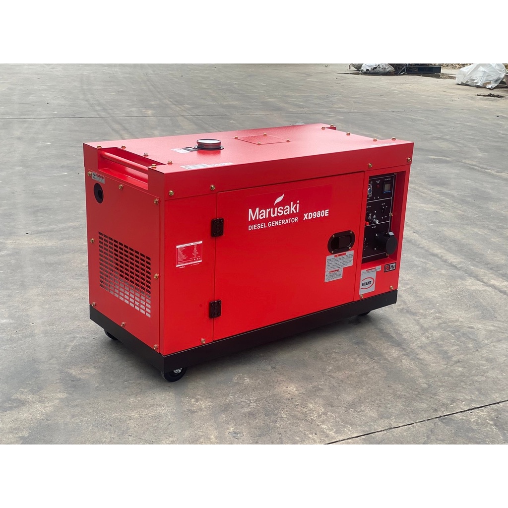 Máy Phát Điện Chạy Dầu 8KVA Marusaki XD980E