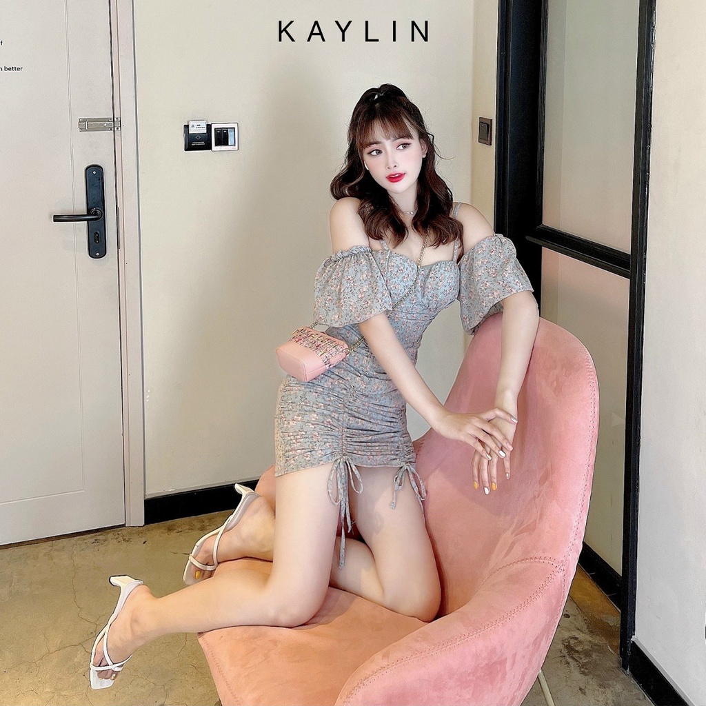 Đầm hai dây kiểu rớt vai KAYLIN - N1552