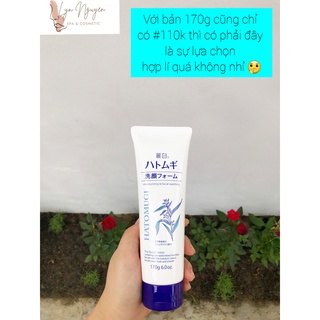 Sữa Rửa Mặt Hatomugi Chiết Xuất Ý Dĩ Làm Sáng Da Moisturizing & Facial Washing The Facial Foam