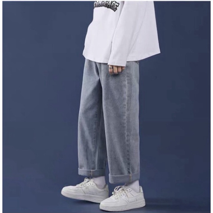 Quần jean Baggy nam ống suông, rộng, Q4 hottrend hàn quốc 2022 | BigBuy360 - bigbuy360.vn