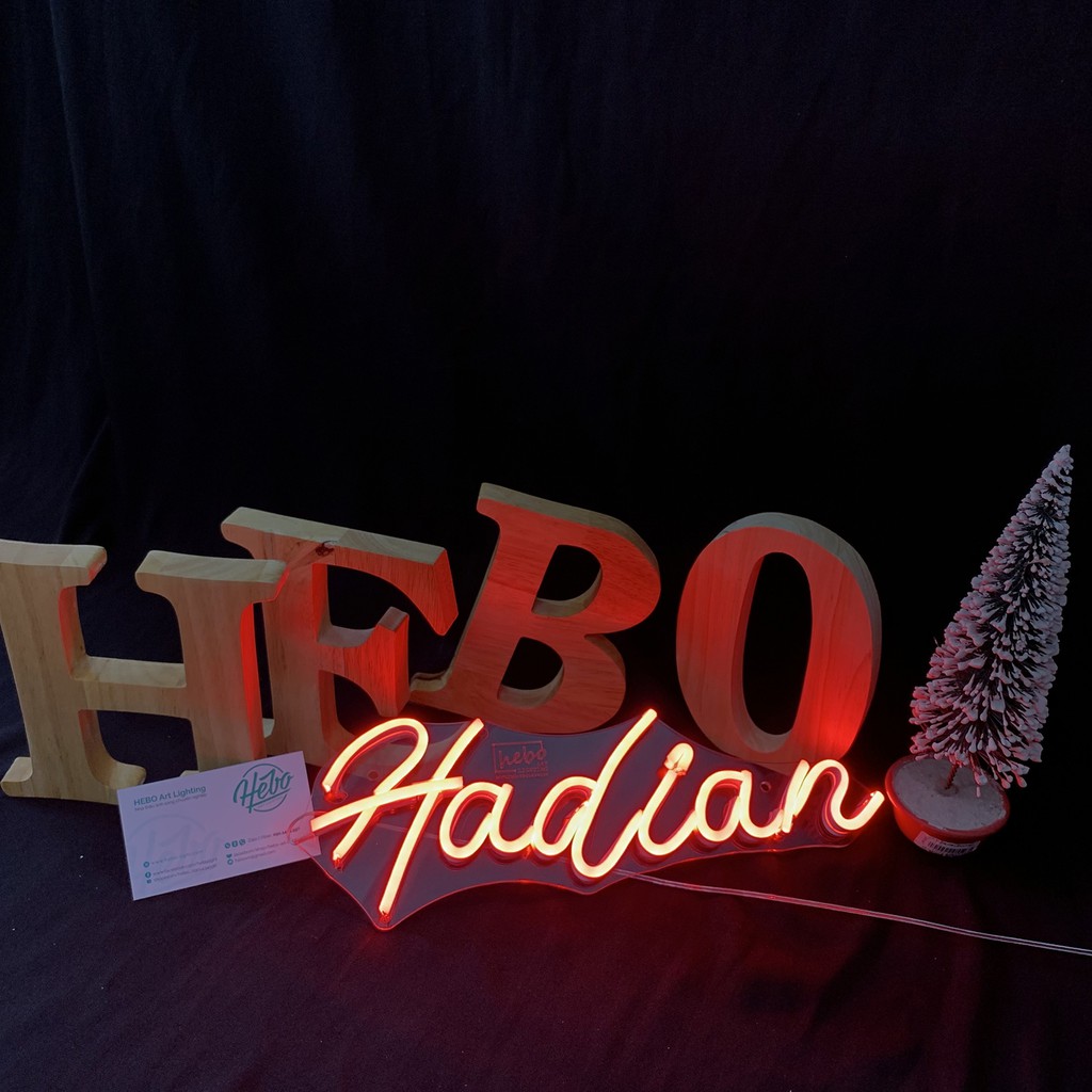 Đèn trang trí theo tên Led Neon Sign (chữ theo yêu cầu)