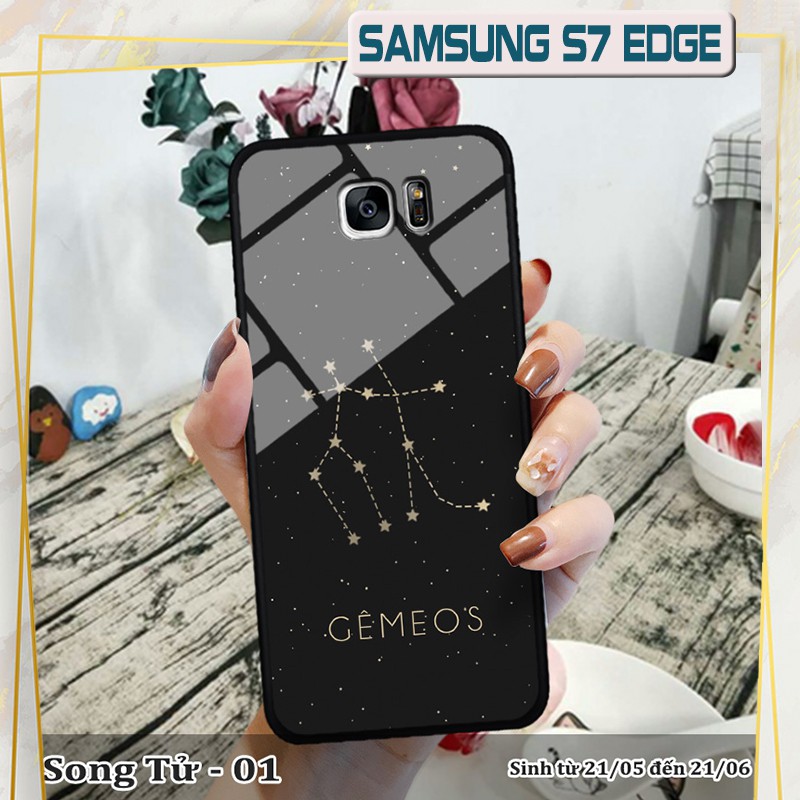 Ốp lưng kính 3D Samsung Galaxy S7/ S7 Edge- cung hoàng đạo
