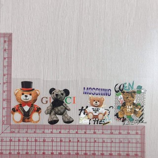sticker hình ủi nhiệt gấu ( chọn ngẫu nhiên)