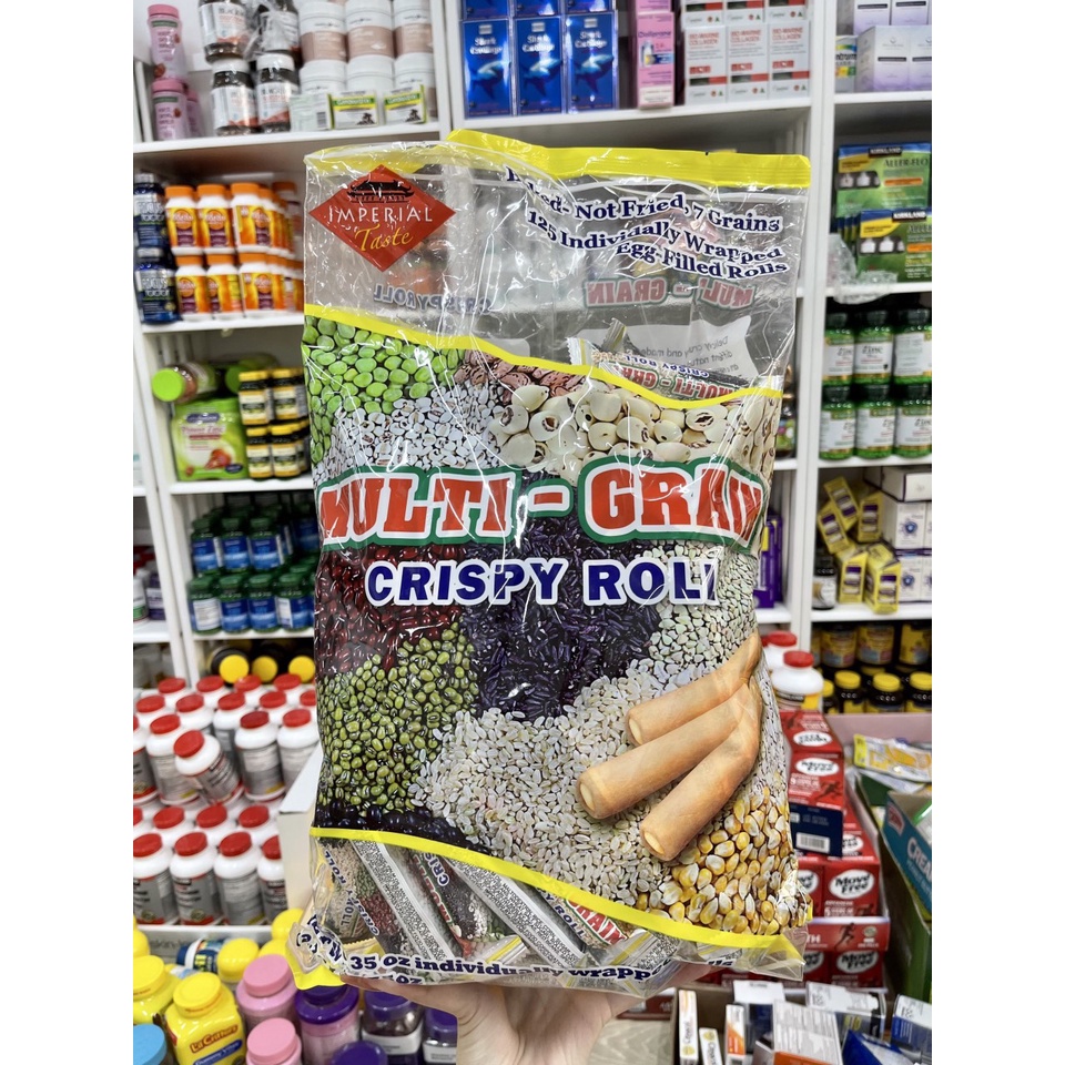 Bánh Ngũ Cốc Ăn kiêng Multi Grain Crispy Roll 1,25kg - Bịch Khổng Lồ