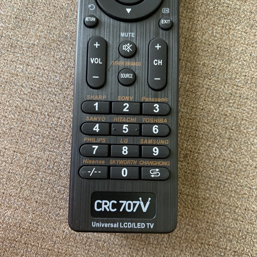 Điều khiển tivi đa năng tất cả các dòng TV LED/LCD/Smart TV thường và thông minh có mạng Internet, remote đa năng tivi