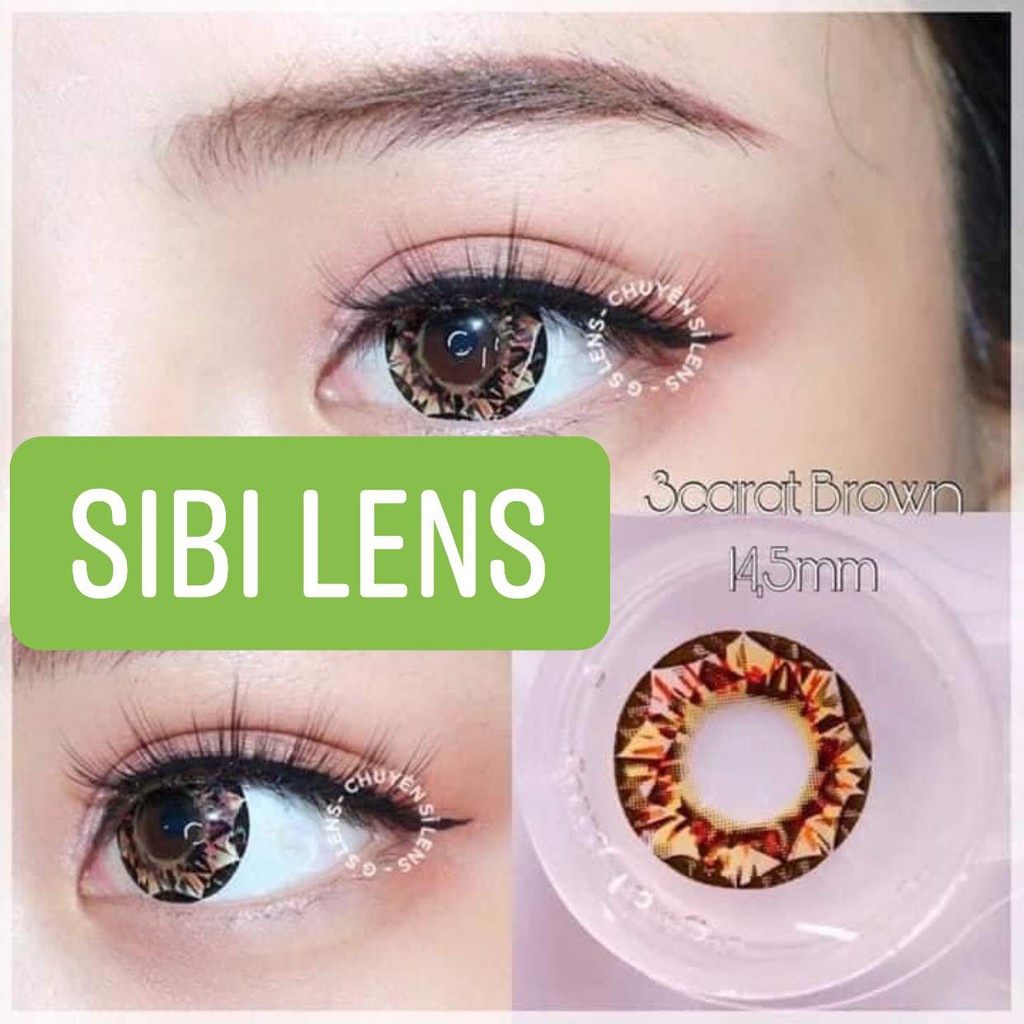 Lens 3CARAT BROWN - Lens Chuẩn Thái - Cam Kết Chính Hãng