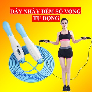 Dây Nhảy Thể Dục Giảm Cân, Dây Thể Lực Đếm Số Vòng Tự Động Lõi Thép Tập Boxing, Gym Tại Nhà Hàng Điện Tử Cao Cấp