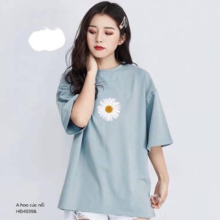 Áo phông hoa cúc nhí in ngực  - HĐ /HÀNG SẴN SLL