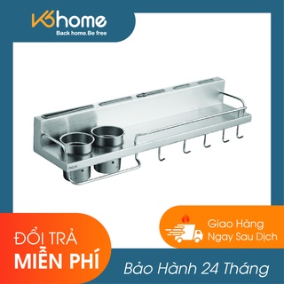 Kệ gia vị đa năng kèm 2 ống đũa, móc treo moen - kac0104sl