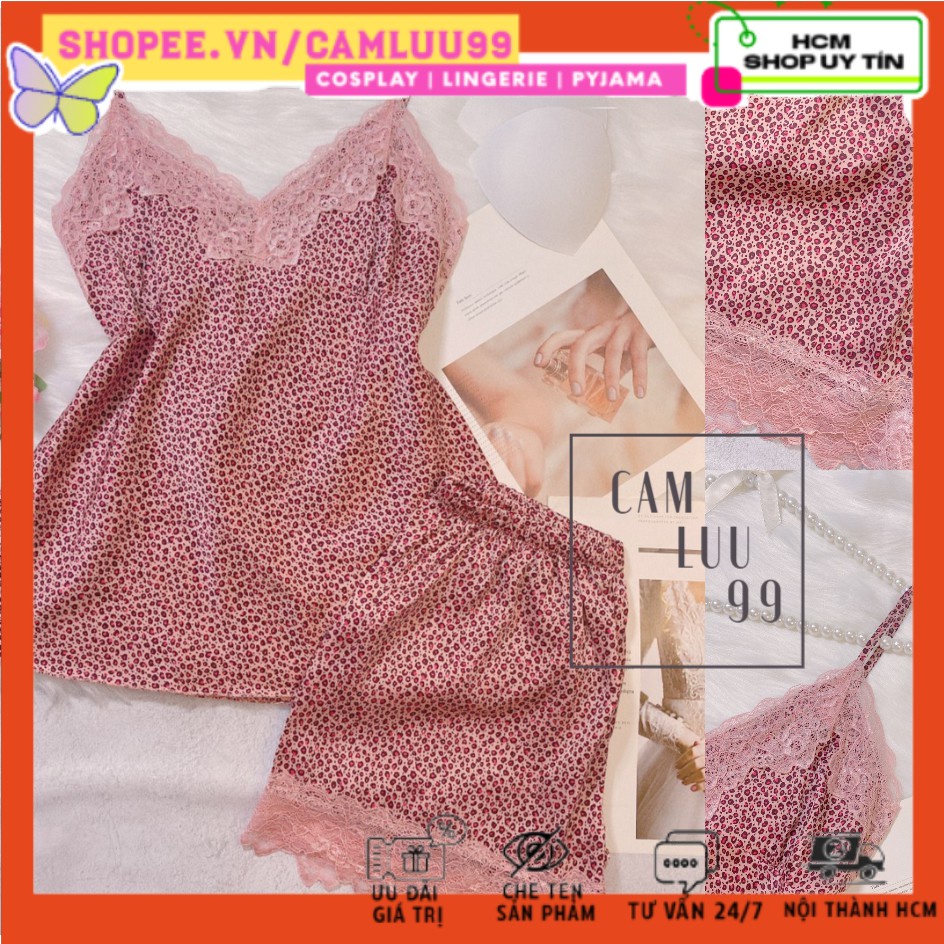 [ĐỒ BỘ - BÁO HỒNG] Đồ bộ lụa mặc nhà - camluu99