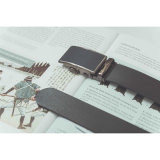 Thắt lưng nam da bò thật nguyên tấm một lớp cao cấp - LP688