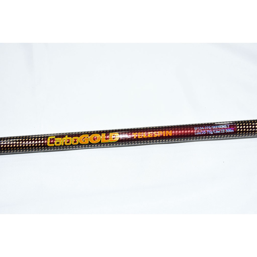 Cần Câu Cá Máy Xếp Carbon Gold  TELESPIN