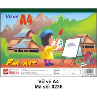 Vở vẽ A4 Hồng Hà (0236)