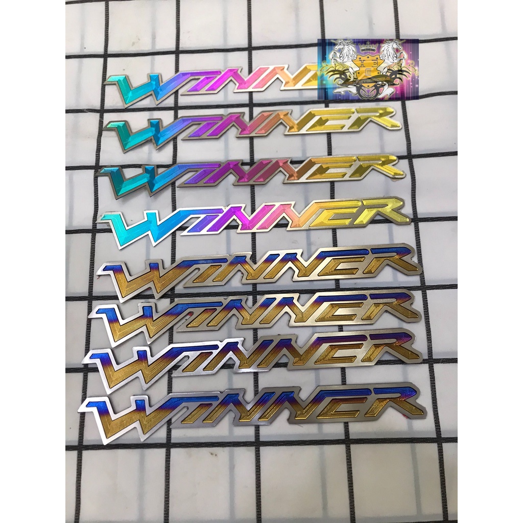 CẶP TEM LOGO TITAN DÀNH CHO WINNER/ EXCITER 150 / CLICK/ VARIO 150 / WINNER X