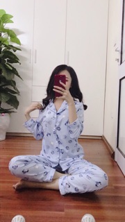 Combo 3 bộ Pijama mặc nhà cho nữ