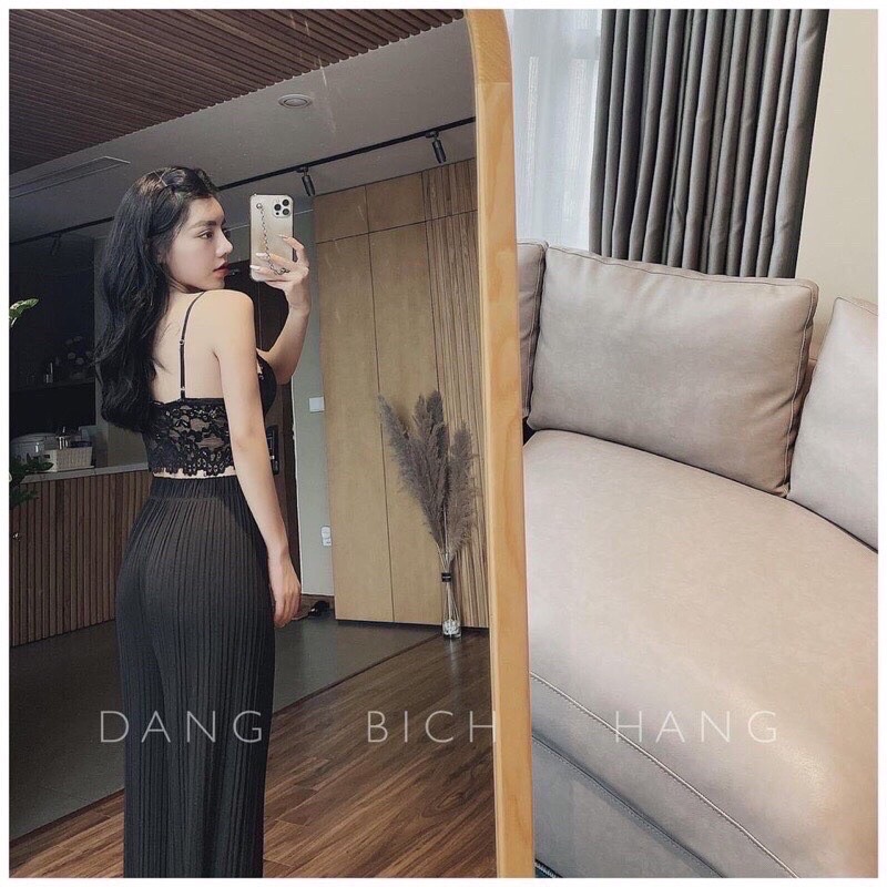 Quần Dập LY Nữ Chất Thun Co Giãn Suông Rộng Đẹp Free Size Dưới 65Kg Đủ Màu Hàng Quảng Châu Cao Cấp