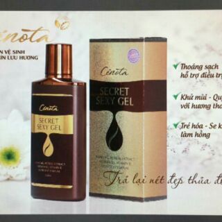 Dung dịch vệ sinh phụ nữ cénota SESCRET SEXY GEL