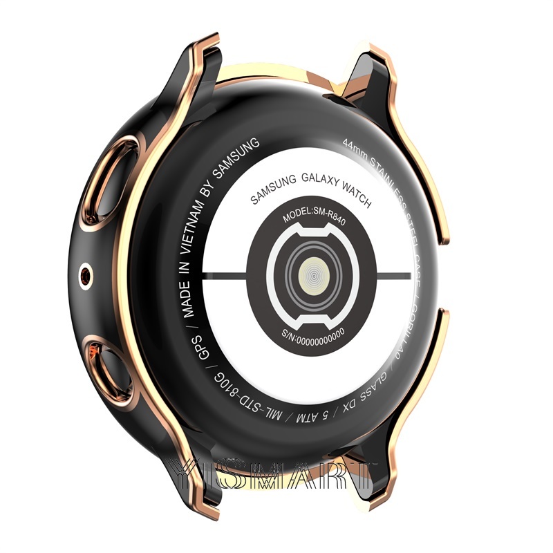 Ốp bảo vệ mặt kính cường lực + PC đính đá cho Samsung Galaxy Watch Active 2 40mm 44mm