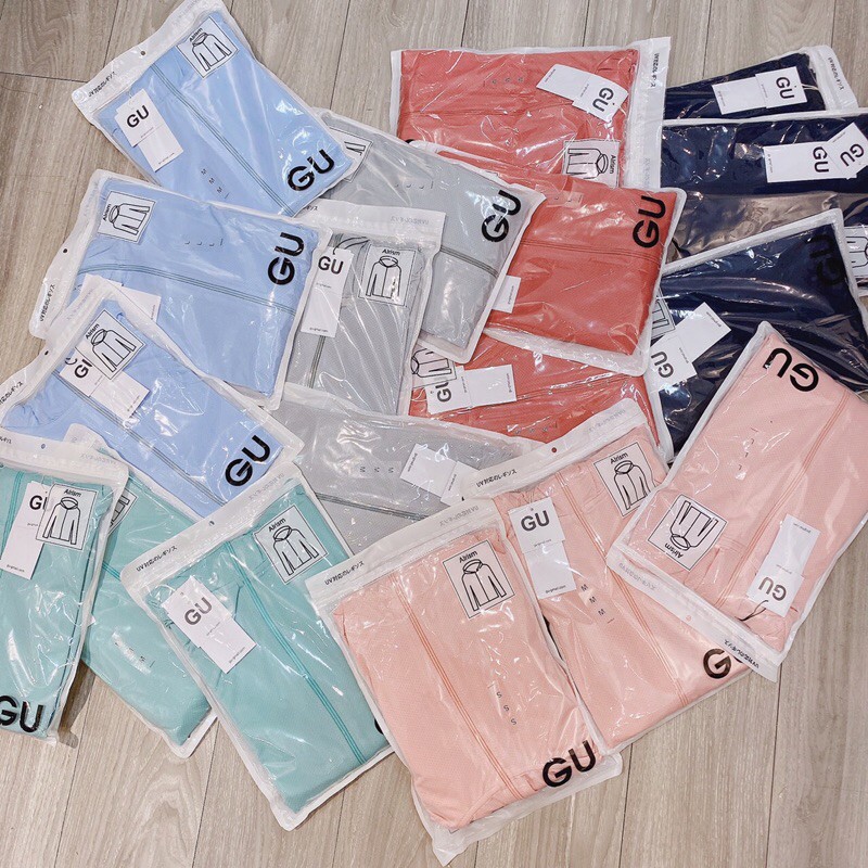 ÁO CHỐNG NẮNG NGẮN NỮ G.U CAO CẤP